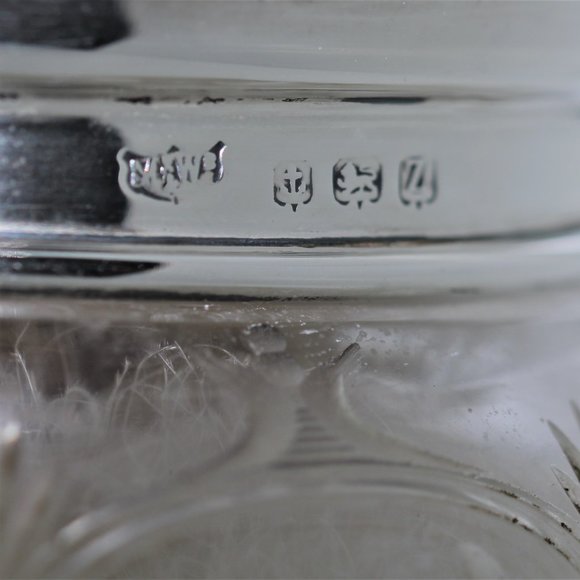 Vintage Tortoise & Sterling Vanity Jar - Picture 5 of 11